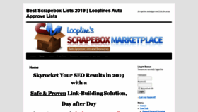 What Scrapeboxmarketplace.com website looked like in 2019 (4 years ago)
