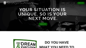 What Strongersundays.com website looked like in 2019 (4 years ago)