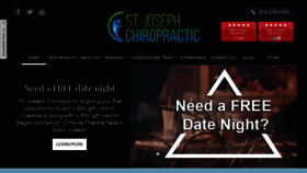What Stjosephchiropractic.com website looked like in 2019 (4 years ago)