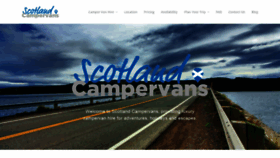 What Scotlandcampervans.com website looked like in 2019 (4 years ago)