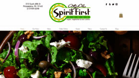 What Spiritfirstfoods.com website looked like in 2019 (4 years ago)