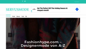 What Servusmode.at website looked like in 2019 (4 years ago)