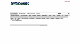 What Savedbookmark.com website looked like in 2019 (4 years ago)