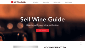What Sellwineguide.com website looked like in 2019 (4 years ago)