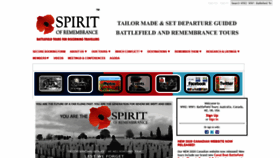 What Spiritofremembrance.com website looked like in 2019 (4 years ago)