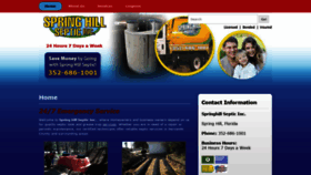 What Springhillseptic.com website looked like in 2019 (4 years ago)