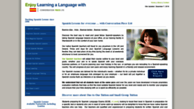 What Spanishlanguagelessons.co.uk website looked like in 2019 (4 years ago)