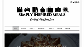 What Simplyinspiredmeals.com website looked like in 2019 (4 years ago)