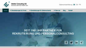 What Stettlerconsulting.ch website looked like in 2019 (4 years ago)