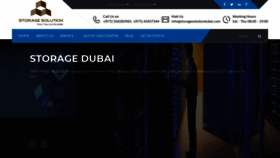 What Storagesolutiondubai.com website looked like in 2019 (4 years ago)