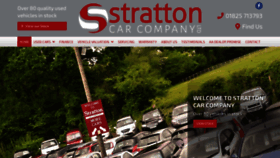 What Strattoncarcompany.co.uk website looked like in 2019 (4 years ago)