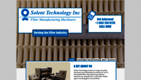 What Solentech.com website looked like in 2019 (4 years ago)