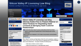 What Siliconvalleyiplicensinglaw.com website looked like in 2019 (4 years ago)