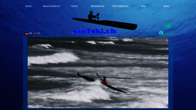 What Surfski.ch website looked like in 2019 (4 years ago)