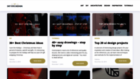 What Skyryedesign.com website looked like in 2019 (6 years ago)