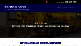 What Septicpumpingriverside.com website looked like in 2019 (4 years ago)