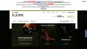 What Sklep-equine.pl website looked like in 2019 (4 years ago)
