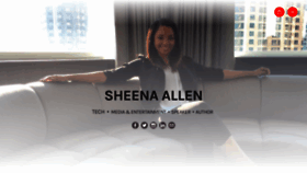 What Sheenaallen.co website looked like in 2019 (4 years ago)
