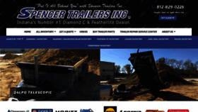 What Spencertrailers.com website looked like in 2019 (4 years ago)