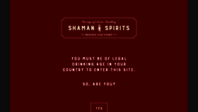 What Shamanspirits.com website looked like in 2019 (4 years ago)