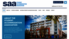 What Studentaccassoc.com.au website looked like in 2019 (4 years ago)