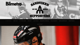 What Sandvikensupporters.com website looked like in 2019 (4 years ago)