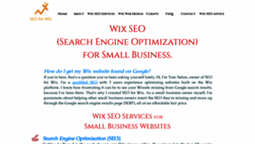 What Seoforwix.com website looked like in 2019 (4 years ago)