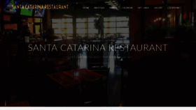 What Santacatarinarestaurant.com website looked like in 2019 (4 years ago)