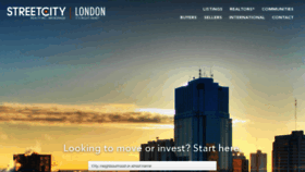 What Streetcitylondon.com website looked like in 2019 (4 years ago)