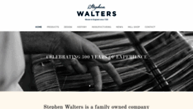 What Stephenwalters.co.uk website looked like in 2019 (4 years ago)