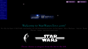 What Starwarestoys.com website looked like in 2019 (4 years ago)