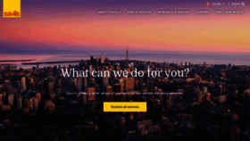 What Savills.ca website looked like in 2019 (4 years ago)
