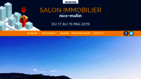 What Salon-immobilier-nice.com website looked like in 2019 (4 years ago)