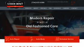 What Suddenimpactautobody.net website looked like in 2019 (4 years ago)