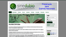 What Sinedubio.net website looked like in 2019 (4 years ago)