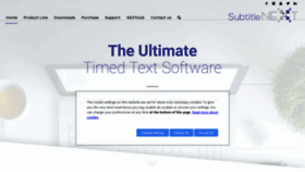 What Subtitlenext.com website looked like in 2019 (4 years ago)