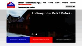 What Stavby-pejsa.cz website looked like in 2019 (4 years ago)