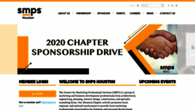 What Smpshouston.org website looked like in 2019 (4 years ago)