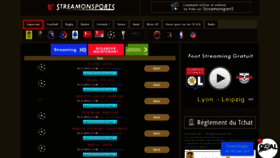 What Streamonsport.net website looked like in 2019 (5 years ago)