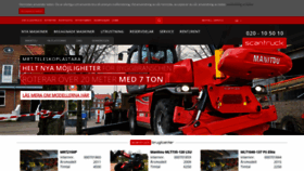 What Scantruck.se website looked like in 2019 (4 years ago)