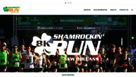 What Shamrockinrun.events website looked like in 2019 (5 years ago)