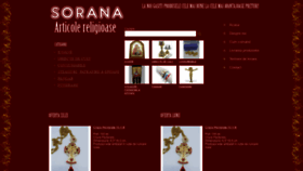 What Sorana-obiectebisericesti.ro website looked like in 2019 (4 years ago)