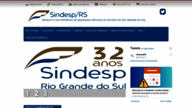 What Sindesprs.com.br website looked like in 2019 (4 years ago)