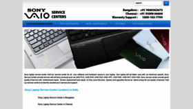 What Sonyservicecenters.com website looked like in 2019 (4 years ago)