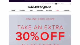 What Suzannegrae.com.au website looked like in 2019 (4 years ago)