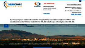 What Soundchoiceofabq.com website looked like in 2019 (4 years ago)
