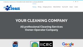 What Sircleanmiami.com website looked like in 2019 (4 years ago)