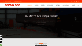 What Sezginsac.com website looked like in 2019 (4 years ago)