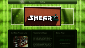 What Shearzsalon.net website looked like in 2019 (4 years ago)