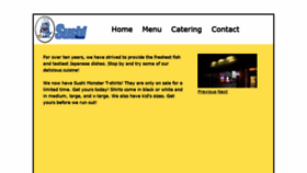 What Sushi-monster.com website looked like in 2019 (4 years ago)